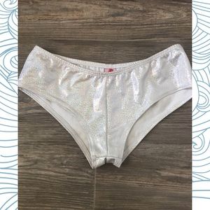 Silver Rave Booty Shorts